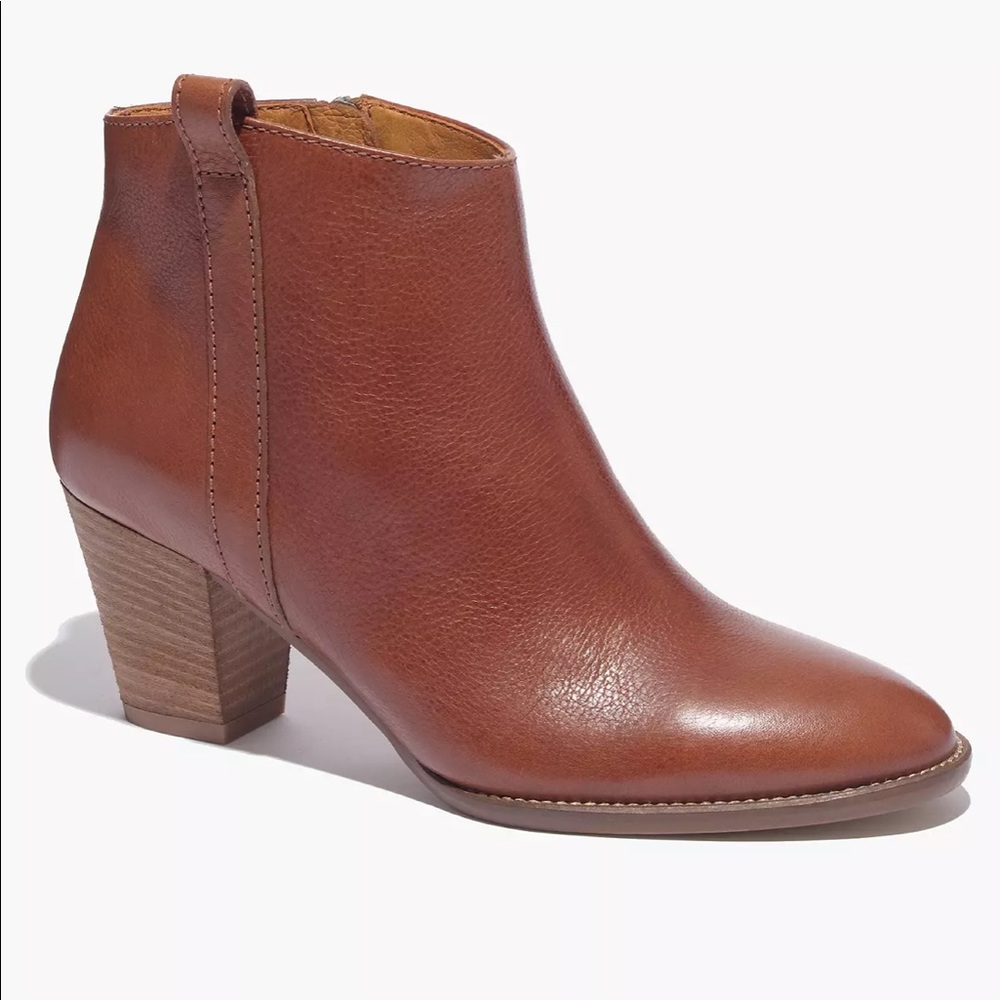 Madewell Billie Heeled Leather Ankle Boot